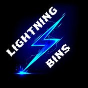 Lightning bins logo